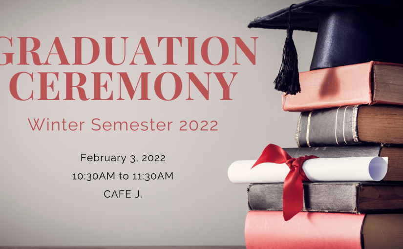 Winter Semester Graduation 2022