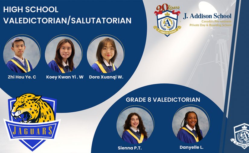 High School & Grade 8 Valedictorians/ Salutatorian