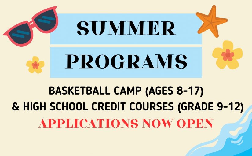 Summer program applications