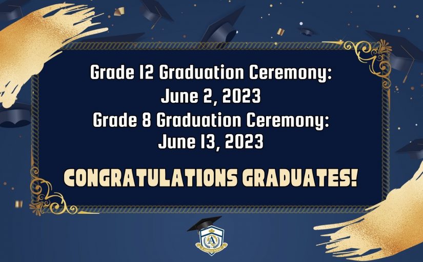 Graduation Ceremony Dates 2023
