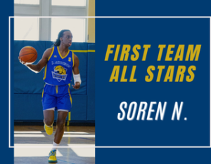 Soren emerged as a premier Trillium OSBA performer, earning First Team All-Star recognition for outstanding contributions.